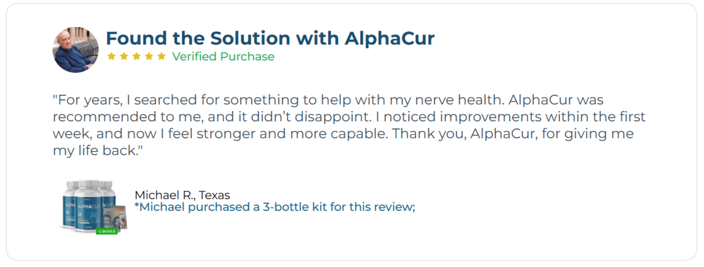 AlphaCur Customer Reviews