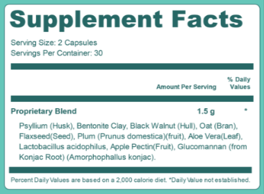 GutOptim supplement facts